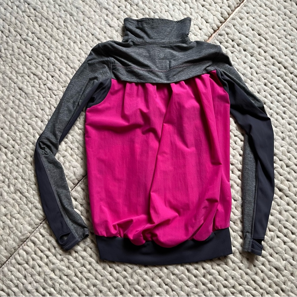 Lululemon Tadasana Jacket Grey and Pink | 8